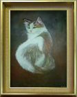 油画巜猫》120cmX75cm